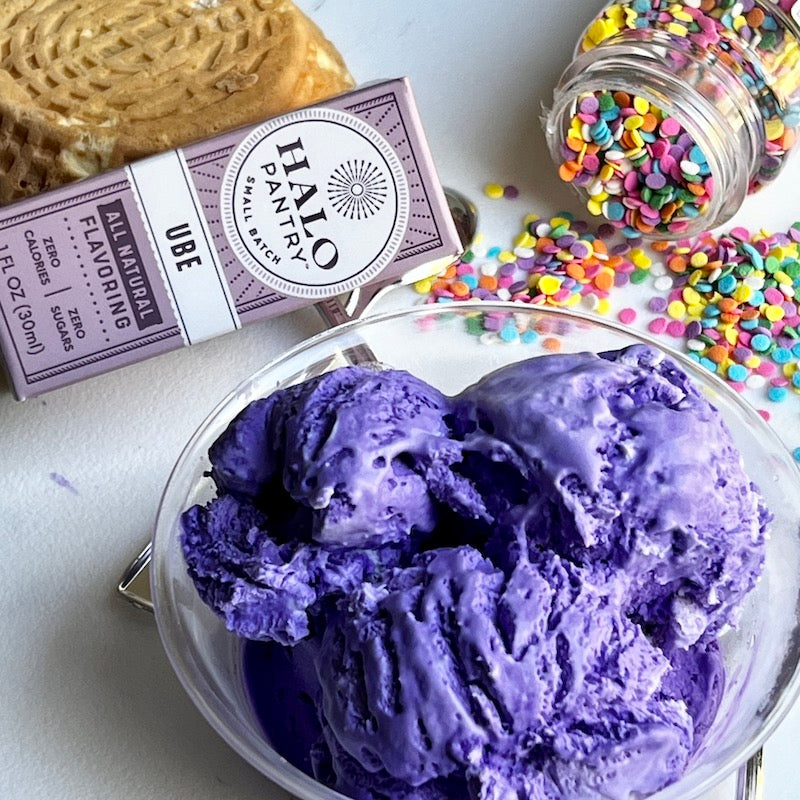 UBE ICE CREAM RECIPE | Natural UBE Flavoring