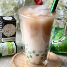 Refreshing Honeydew Melon Boba Tea | DIY with Halo Pantry